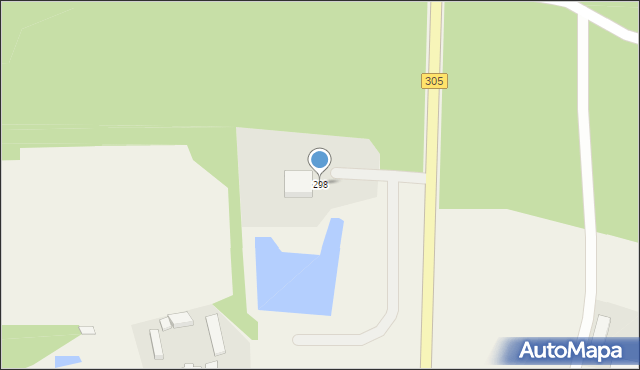 Glinno, Glinno, 298, mapa Glinno