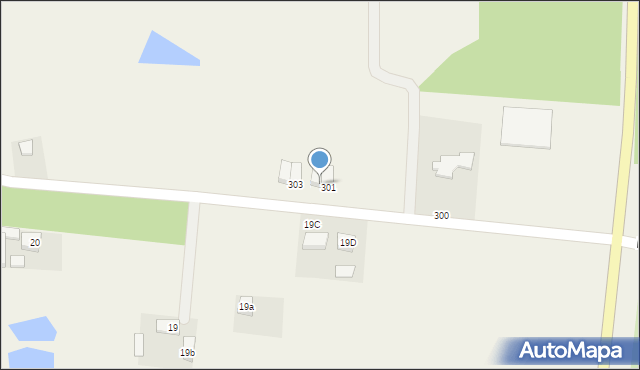 Glinno, Glinno, 302, mapa Glinno