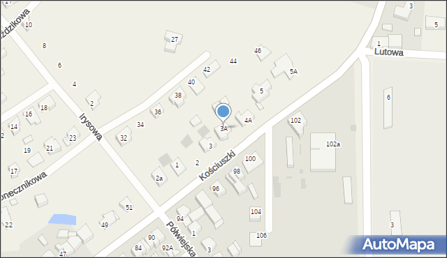 Glinno, Glinno, 3A, mapa Glinno