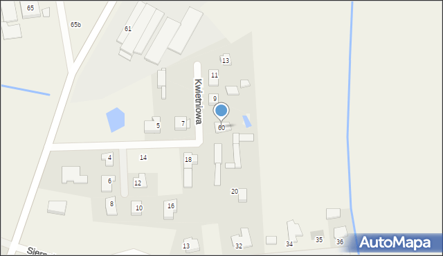 Glinno, Glinno, 60, mapa Glinno