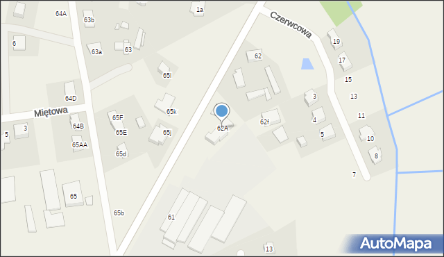 Glinno, Glinno, 62A, mapa Glinno