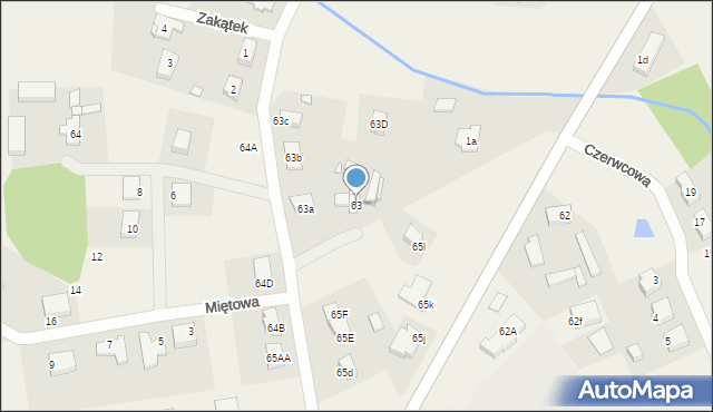 Glinno, Glinno, 63, mapa Glinno