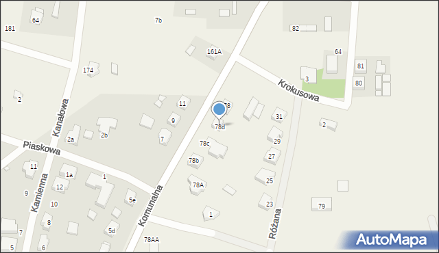 Glinno, Glinno, 78d, mapa Glinno