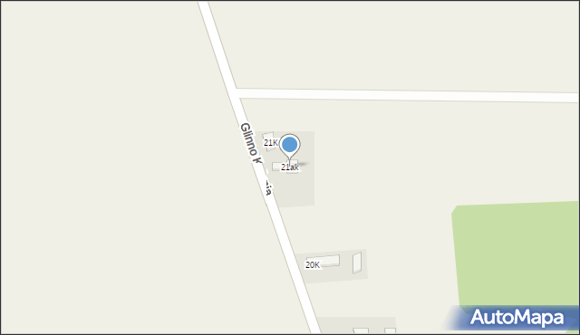Glinno, Glinno, 21ak, mapa Glinno