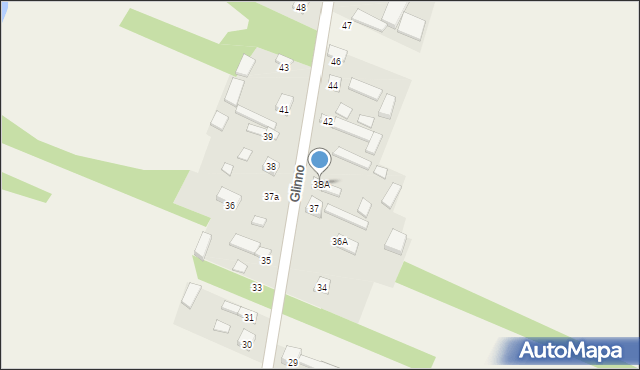 Glinno, Glinno, 38A, mapa Glinno