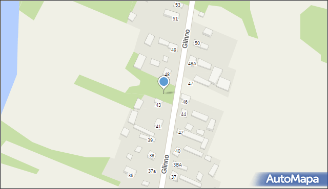Glinno, Glinno, 45, mapa Glinno