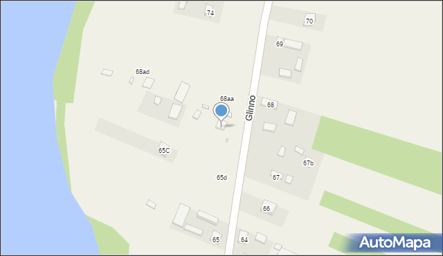 Glinno, Glinno, 67aa, mapa Glinno
