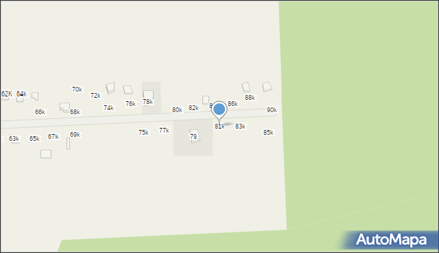 Glinno, Glinno, 81k, mapa Glinno