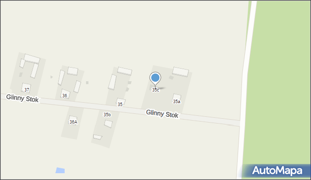 Glinny Stok, Glinny Stok, 35c, mapa Glinny Stok