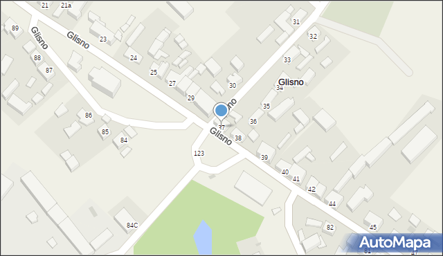 Glisno, Glisno, 37, mapa Glisno