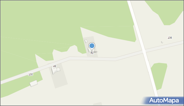 Gliszcz, Gliszcz, 61, mapa Gliszcz