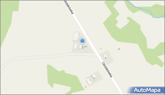 Głobikówka, Głobikówka, 12, mapa Głobikówka