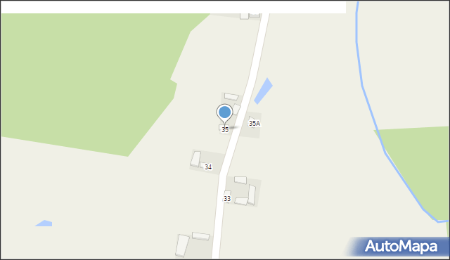 Głodno, Głodno, 35, mapa Głodno
