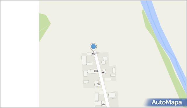 Głodno, Głodno, 50, mapa Głodno