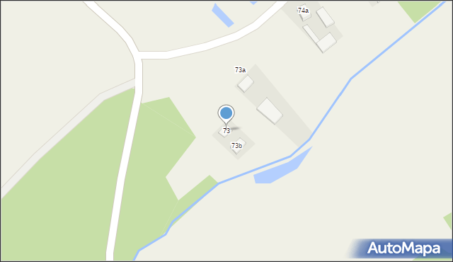 Głodno, Głodno, 73, mapa Głodno