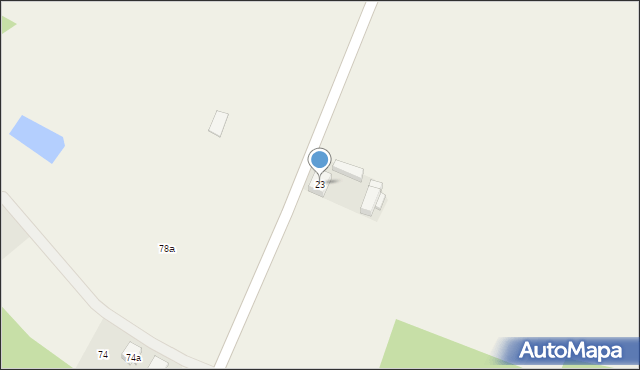 Głodno, Głodno, 23, mapa Głodno