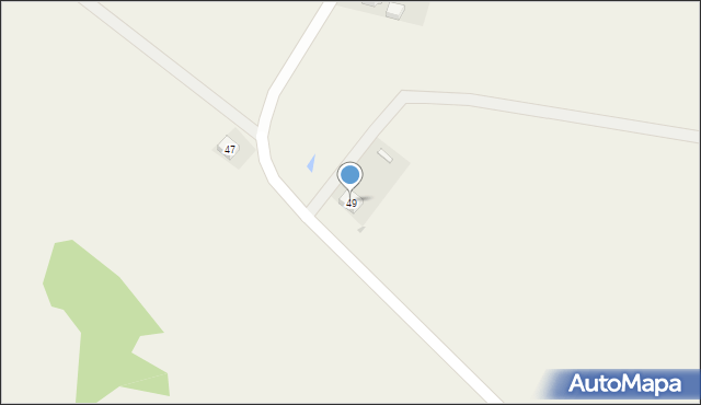 Głodno, Głodno, 49, mapa Głodno