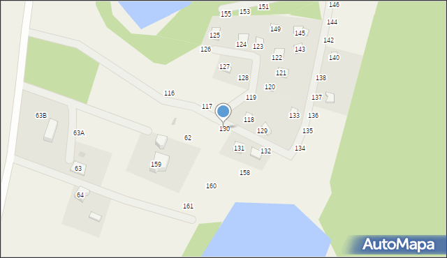 Głodowo, Głodowo, 130, mapa Głodowo