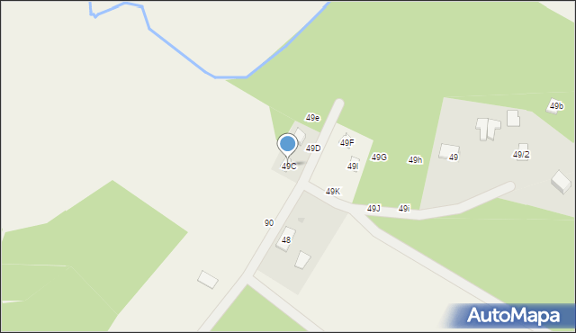 Głodowo, Głodowo, 49C, mapa Głodowo