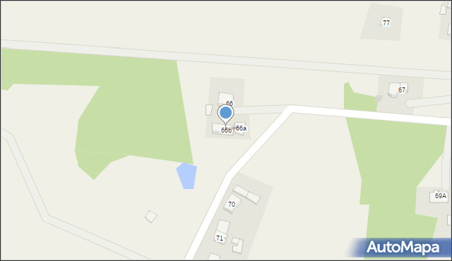 Głodowo, Głodowo, 66b, mapa Głodowo