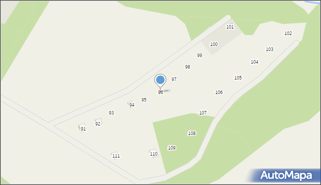 Głodowo, Głodowo, 96, mapa Głodowo
