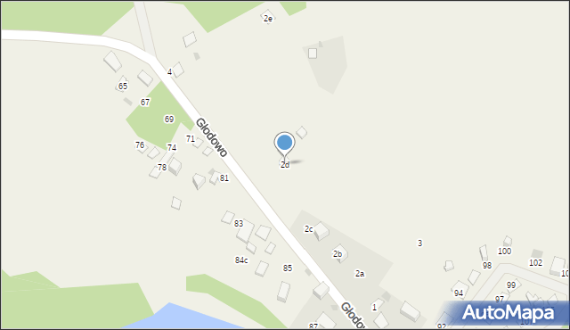 Głodowo, Głodowo, 2d, mapa Głodowo