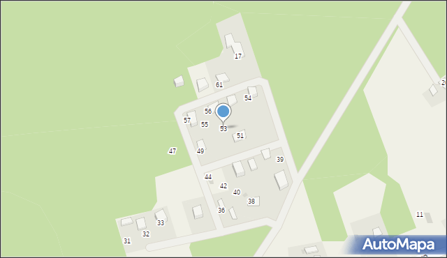 Głodowo, Głodowo, 53, mapa Głodowo