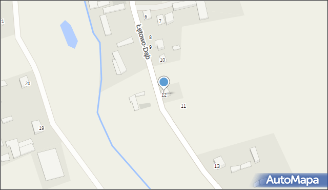 Głodowo-Dąb, Głodowo-Dąb, 12, mapa Głodowo-Dąb