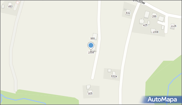 Głogoczów, Głogoczów, 1004, mapa Głogoczów