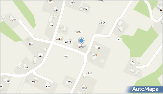 Głogoczów, Głogoczów, 1067, mapa Głogoczów