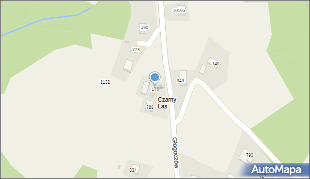 Głogoczów, Głogoczów, 175, mapa Głogoczów