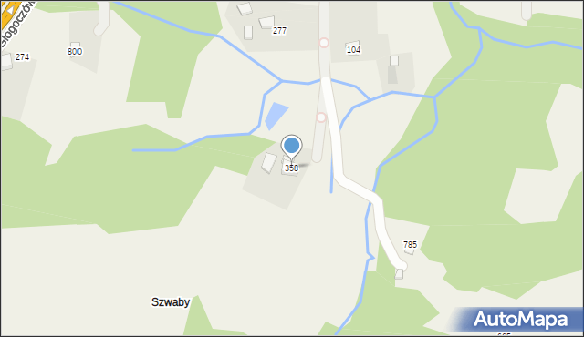 Głogoczów, Głogoczów, 358, mapa Głogoczów