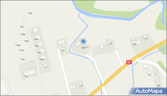 Głogoczów, Głogoczów, 692, mapa Głogoczów