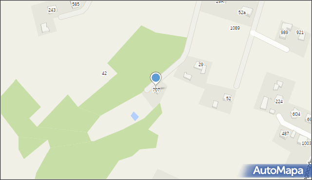 Głogoczów, Głogoczów, 707, mapa Głogoczów
