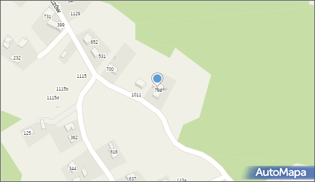 Głogoczów, Głogoczów, 794, mapa Głogoczów