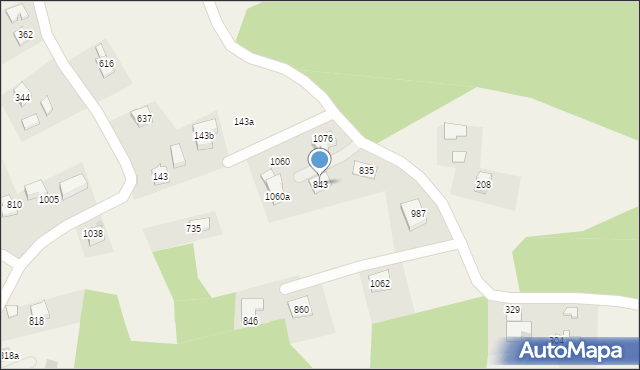 Głogoczów, Głogoczów, 843, mapa Głogoczów