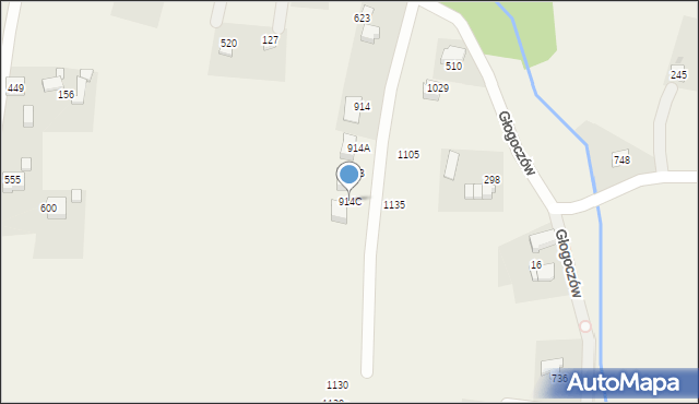 Głogoczów, Głogoczów, 914C, mapa Głogoczów