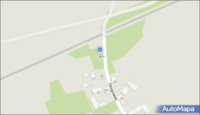 Głogówek, Głogowiec, 29, mapa Głogówek