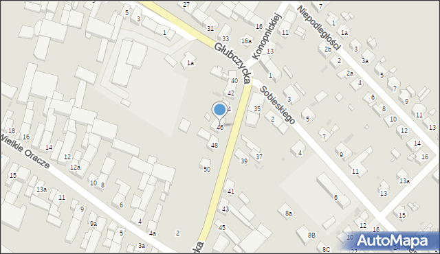 Głogówek, Głubczycka, 46, mapa Głogówek