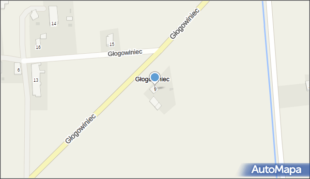 Głogowiniec, Głogowiniec, 9, mapa Głogowiniec