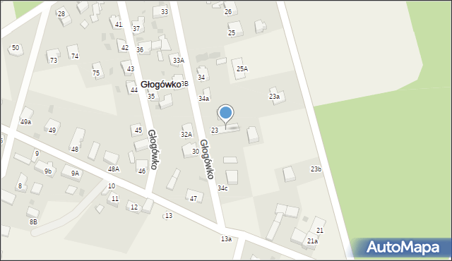 Głogówko, Głogówko, 23c, mapa Głogówko