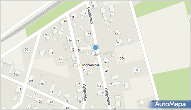 Głogówko, Głogówko, 33A, mapa Głogówko