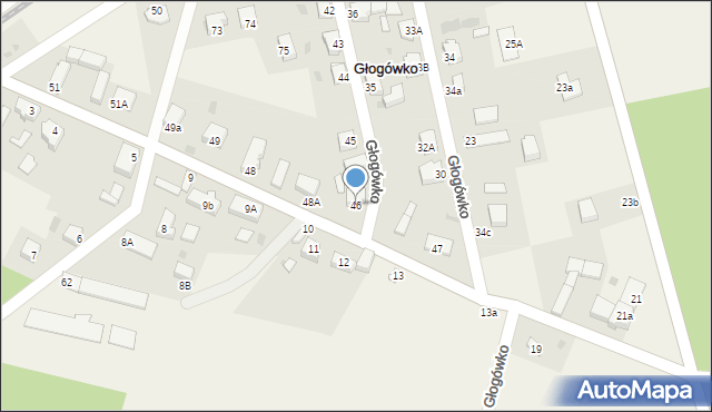 Głogówko, Głogówko, 46, mapa Głogówko