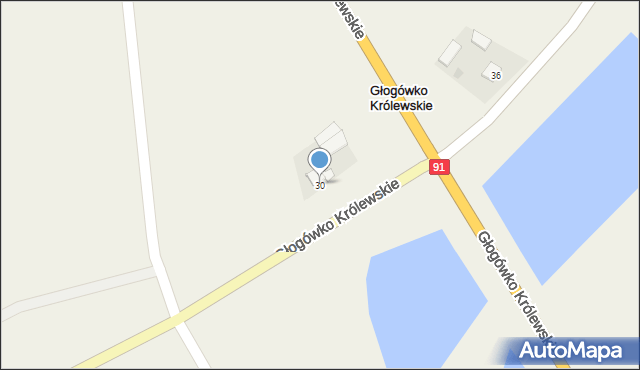 Głogówko Królewskie, Głogówko Królewskie, 30, mapa Głogówko Królewskie