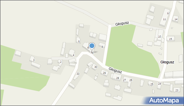 Głogusz, Głogusz, 7b, mapa Głogusz