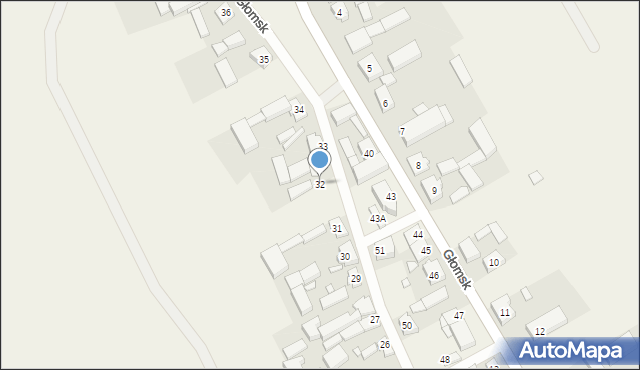 Głomsk, Głomsk, 32, mapa Głomsk