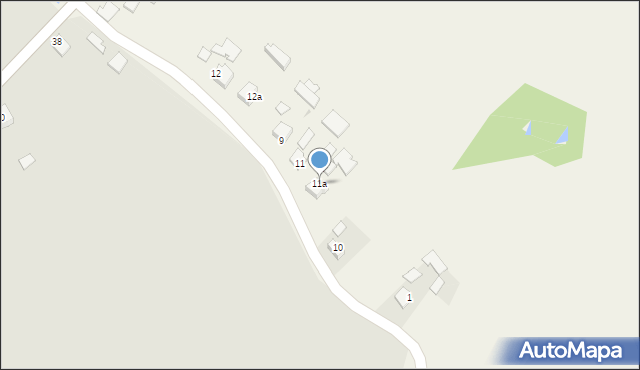 Glów, Glów, 11a, mapa Glów