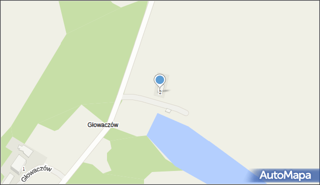 Głowaczów, Głowaczów, 2, mapa Głowaczów