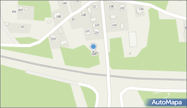 Głowaczowa, Głowaczowa, 22e, mapa Głowaczowa