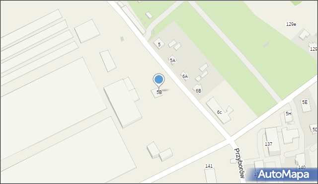 Głowaczowa, Głowaczowa, 5B, mapa Głowaczowa
